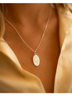 15mm With 8mm Disc Pendant Necklace