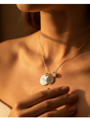 Personalised Birthday Necklace With Name And Date